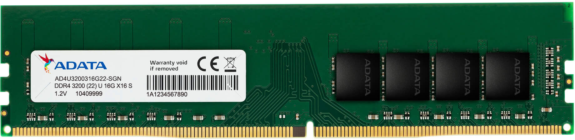 A-DATA AD4U320016G22-SGN (1 x 16GB | DIMM DDR4-3200)