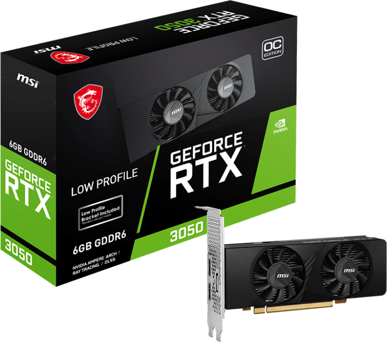 MSI GeForce RTX 3050 LP 6G OC [RTX 3050 LP 6G OC]